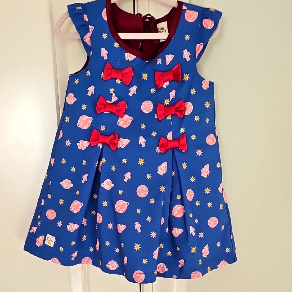 WildFlowers 2 Rocket Dress With Satin Trim Bows